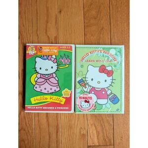 Hello Kitty's Paradise: Learn with Love + HK Becomes A Princess DVDs New Sealed